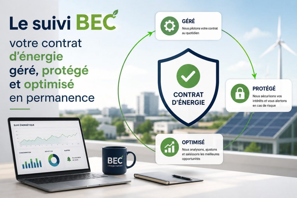Suivi et gestion des contrats d'énergie entreprise - Best Energy Control